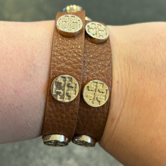 Tory Burch Jewelry - Tory Burch Leather Wrap Bracelet